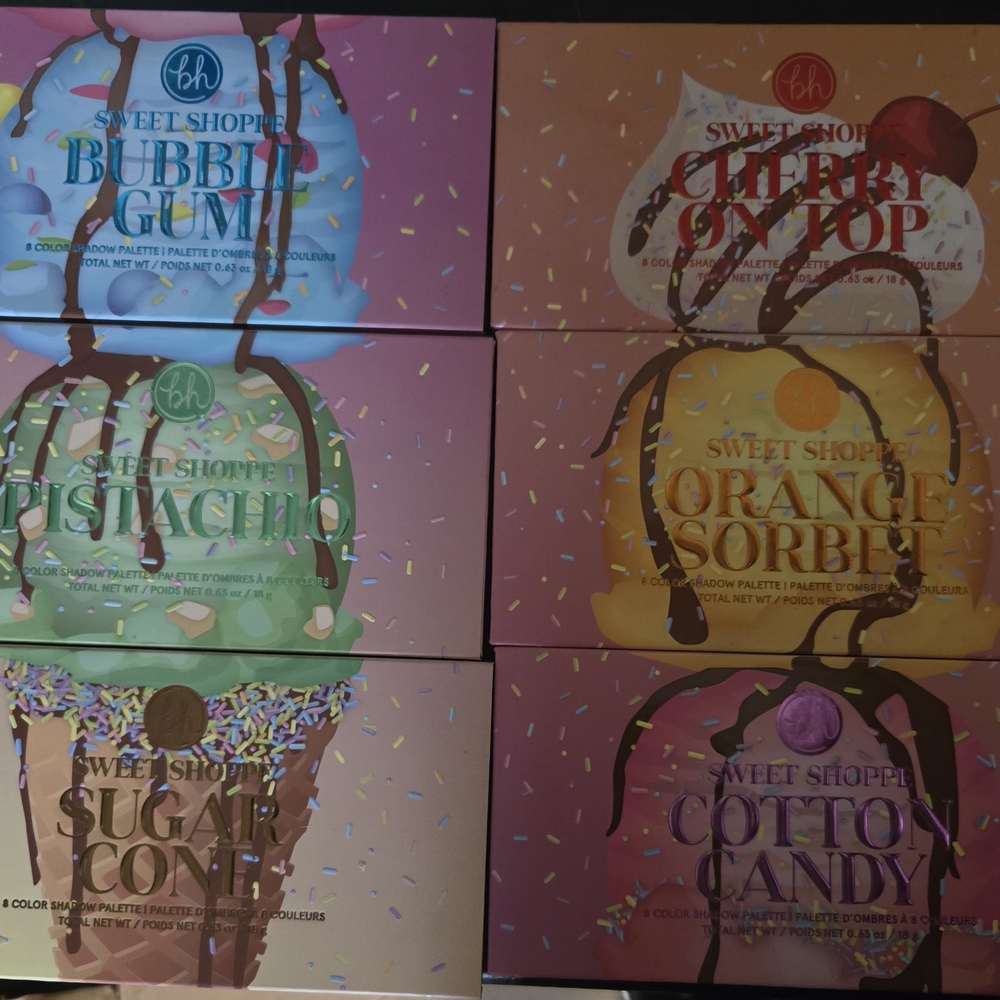 Entire BH Cosmetics Sweet Shoppe Eyeshadow Palette SET